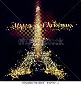 stock-vector-christmas-vector-golden-and-silver-glitter-particles-card-with-eiffel-tower-effect-for-luxury-532498411